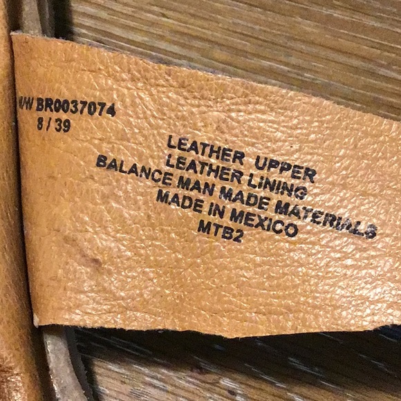 Born “Caite” Distressed Leather Sandals - Picture 9 of 12